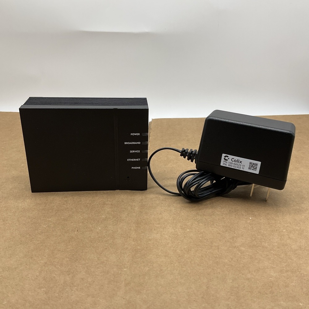 Calix GigaPoint 803G Fiber Optical Network Terminal Switch Module w/ Adapter